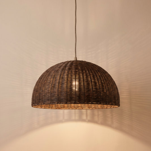 Willow Rattan Pendant Light