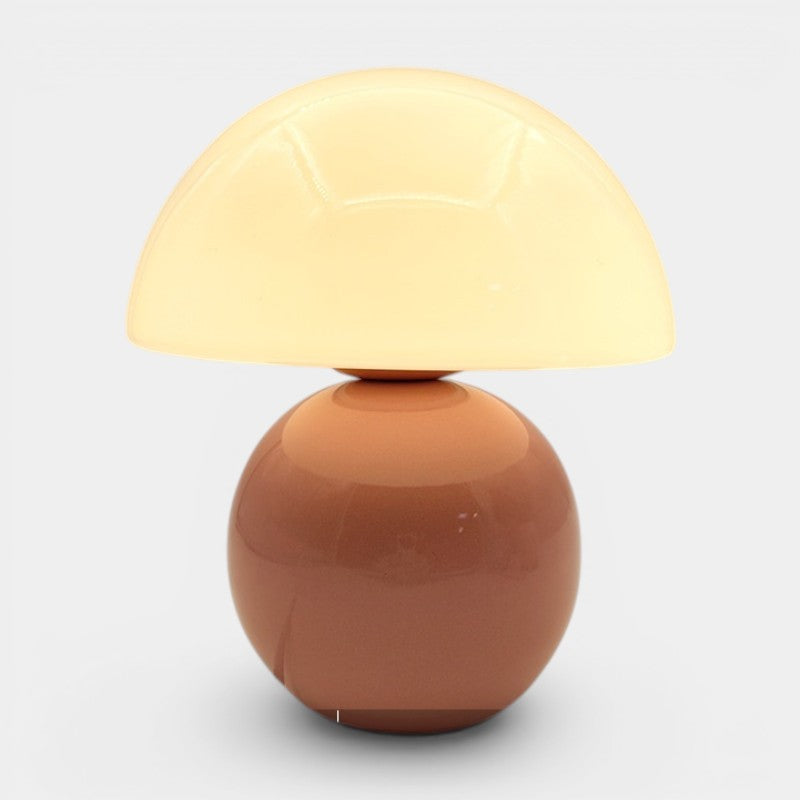 Mushroom Table Lamp – Nordic Ceramic Plug-In Bedside