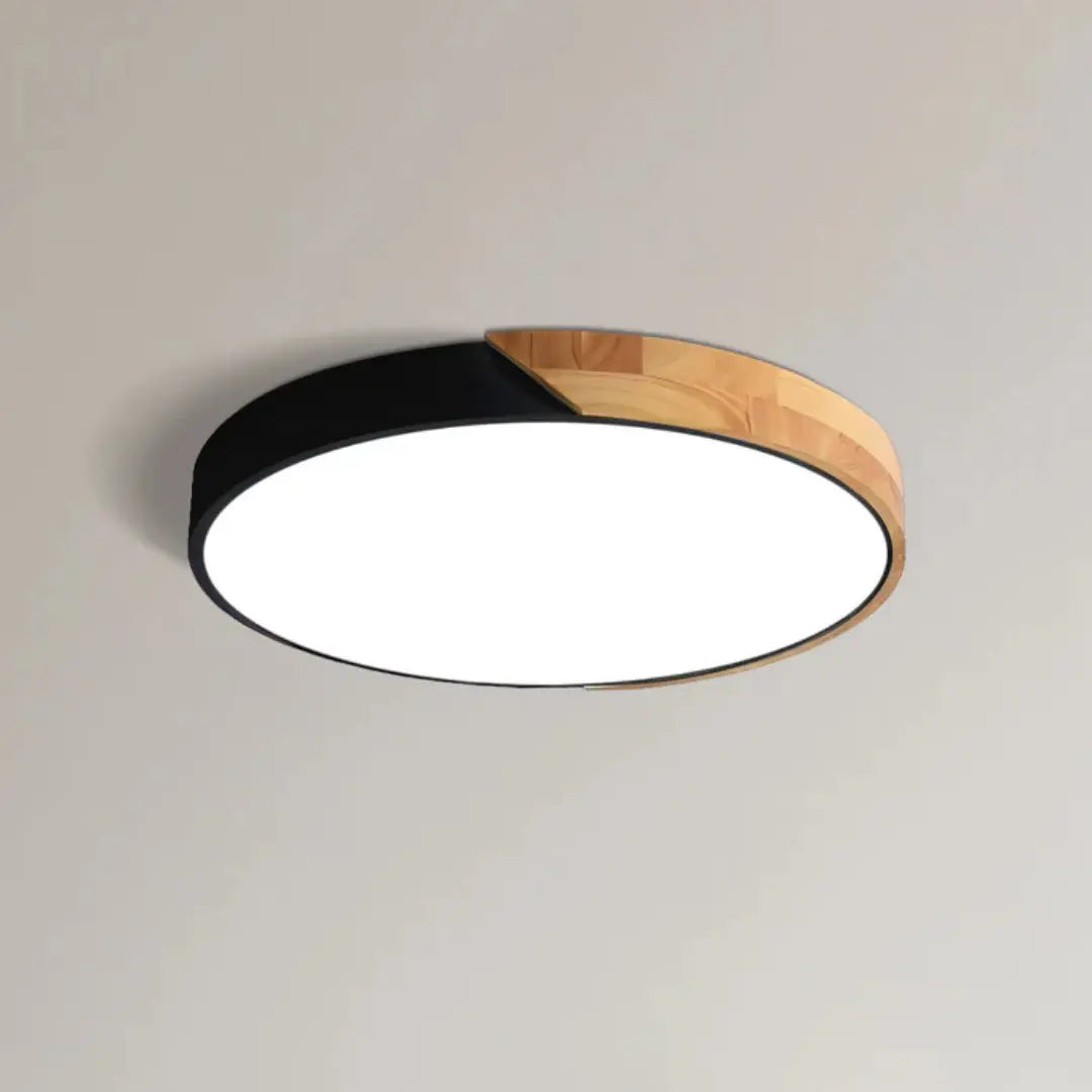 LED Flush Mount Ceiling – Scandinavian Wood Nordic