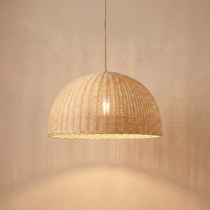 Willow Rattan Pendant Light